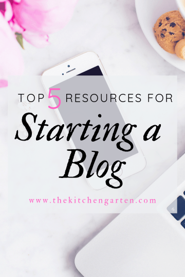 resources for starting a blog