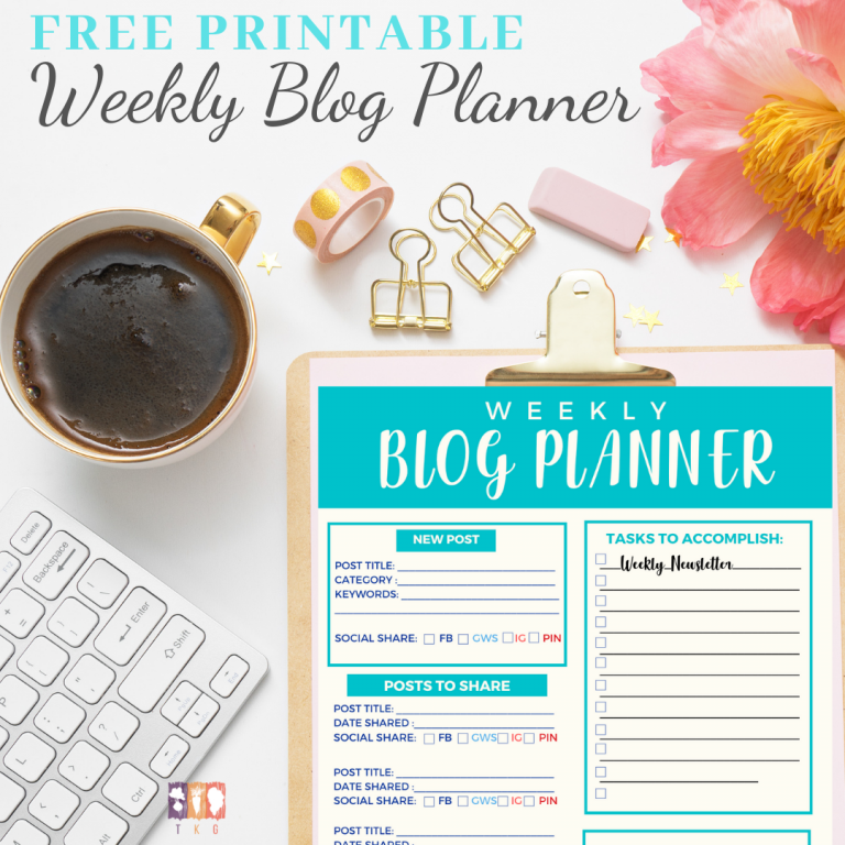 weekly content planner