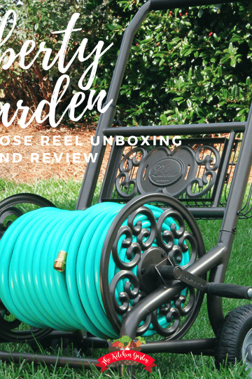 liberty garden hose reel cart