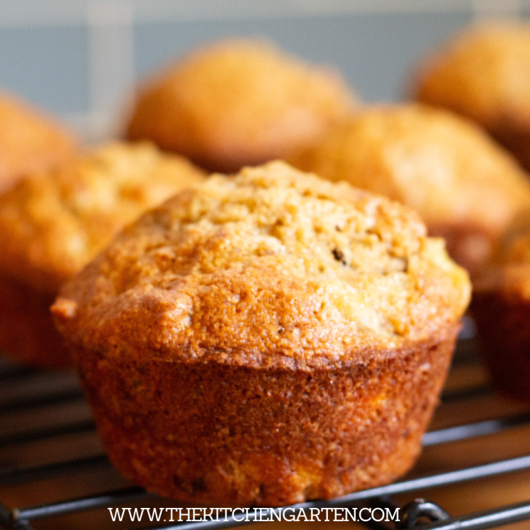 Whole Grain Banana Walnut Muffins