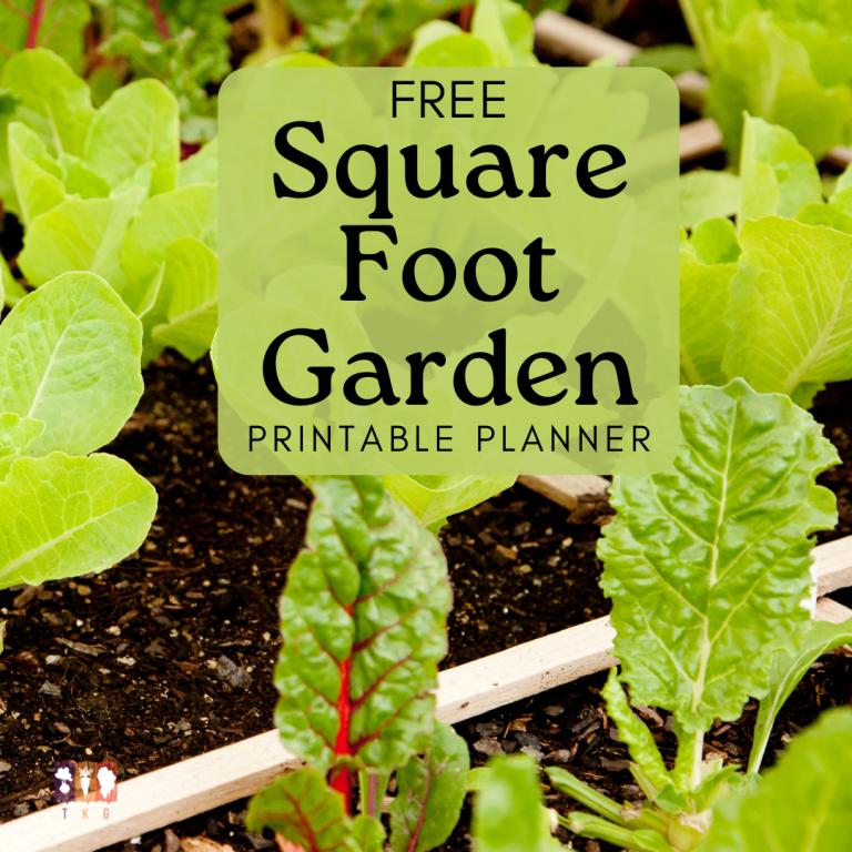 free square foot garden planner